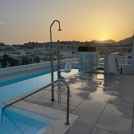 The Palm Retreat-rooftop-pool-beach Lejlighed *